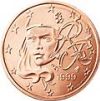 Franciaország 2 cent 2010 UNC
